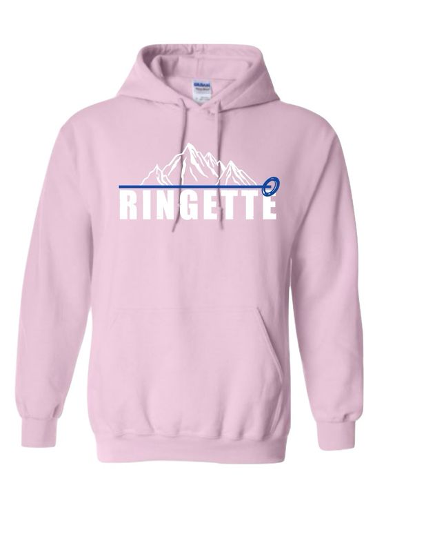 Ringette Mountains Hoodie - Pink