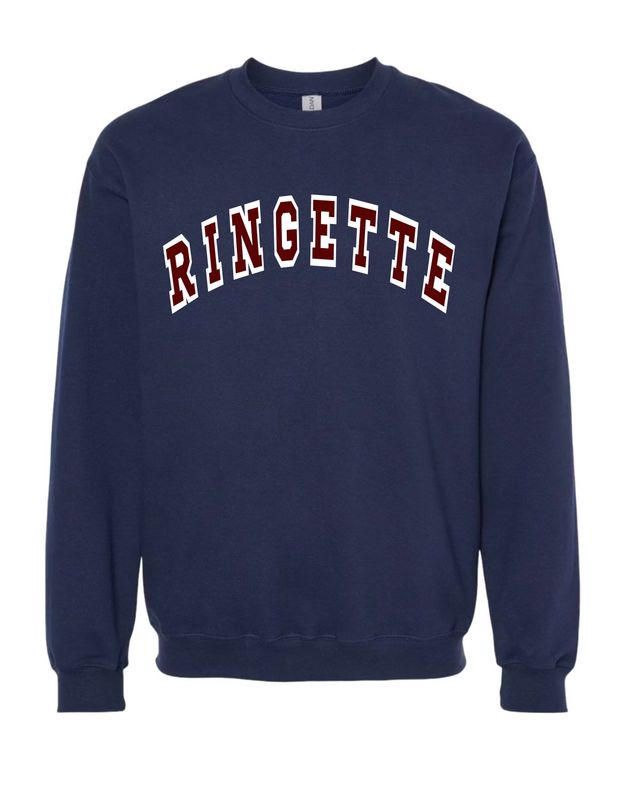Varsity Ringette Crewneck - Navy