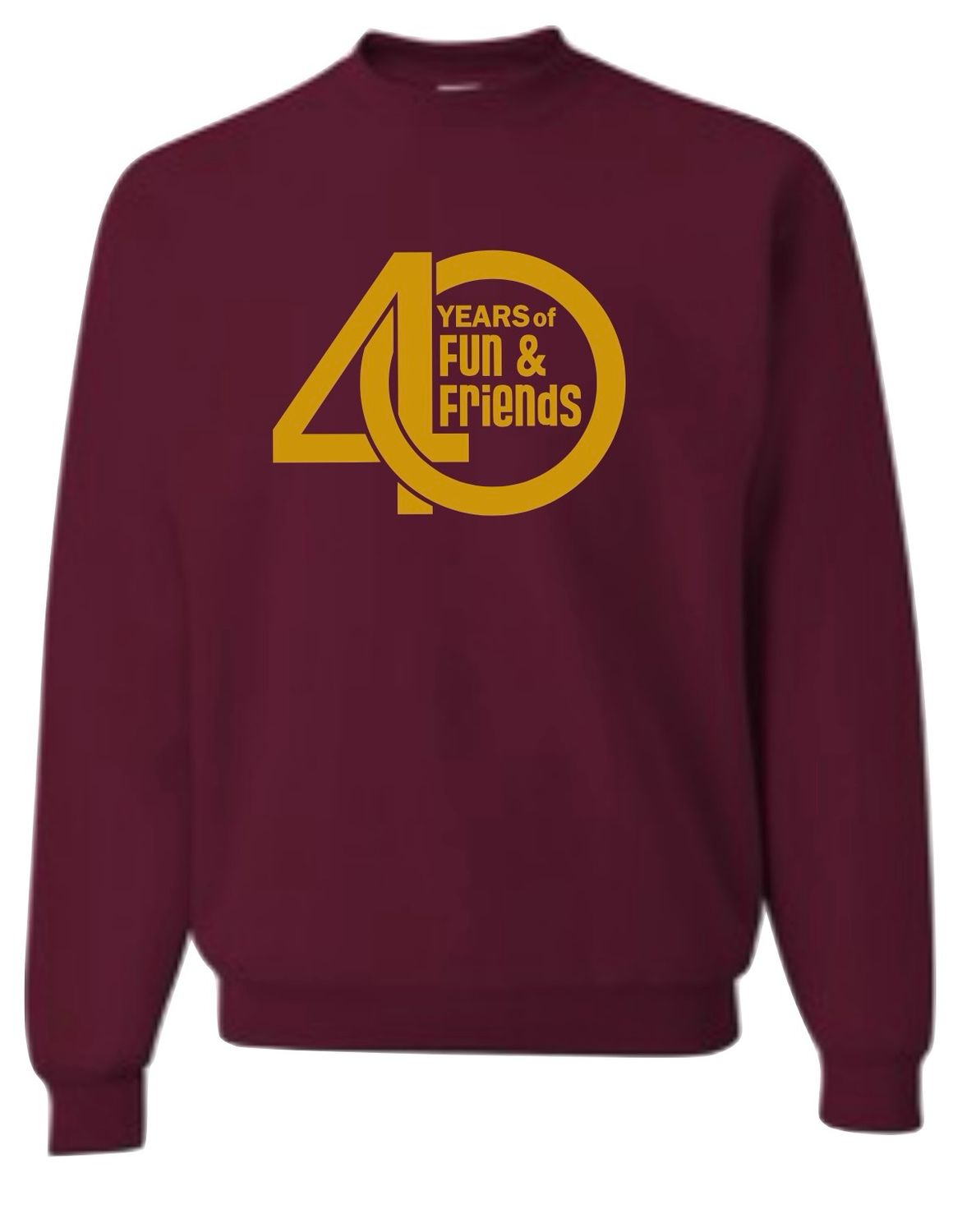 Esso Golden Ring 40th Anniversary Limited Edition Crewneck - Burgundy