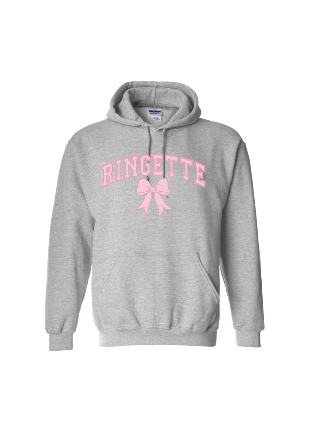 Bow Varsity Ringette Hoodie - Grey