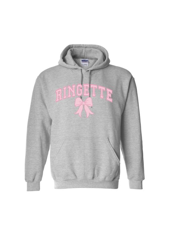 Bow Varsity Ringette Hoodie - Grey