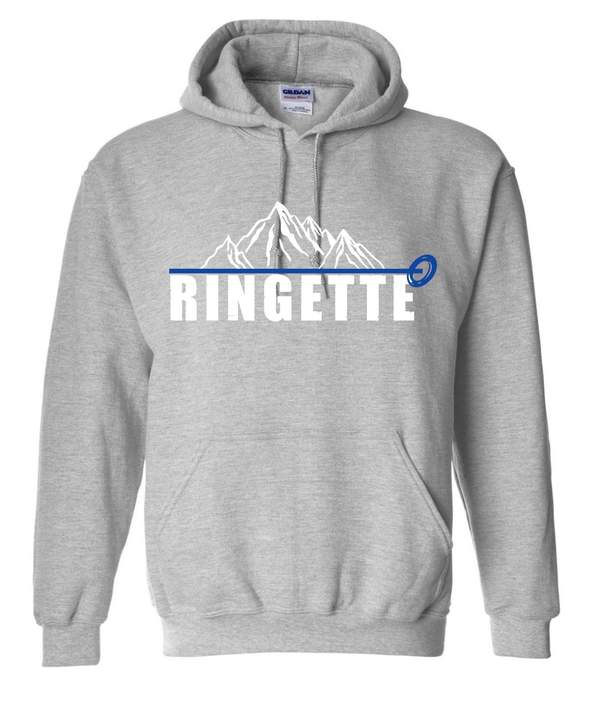 Ringette Mountains Tournament Hoodie - Grey