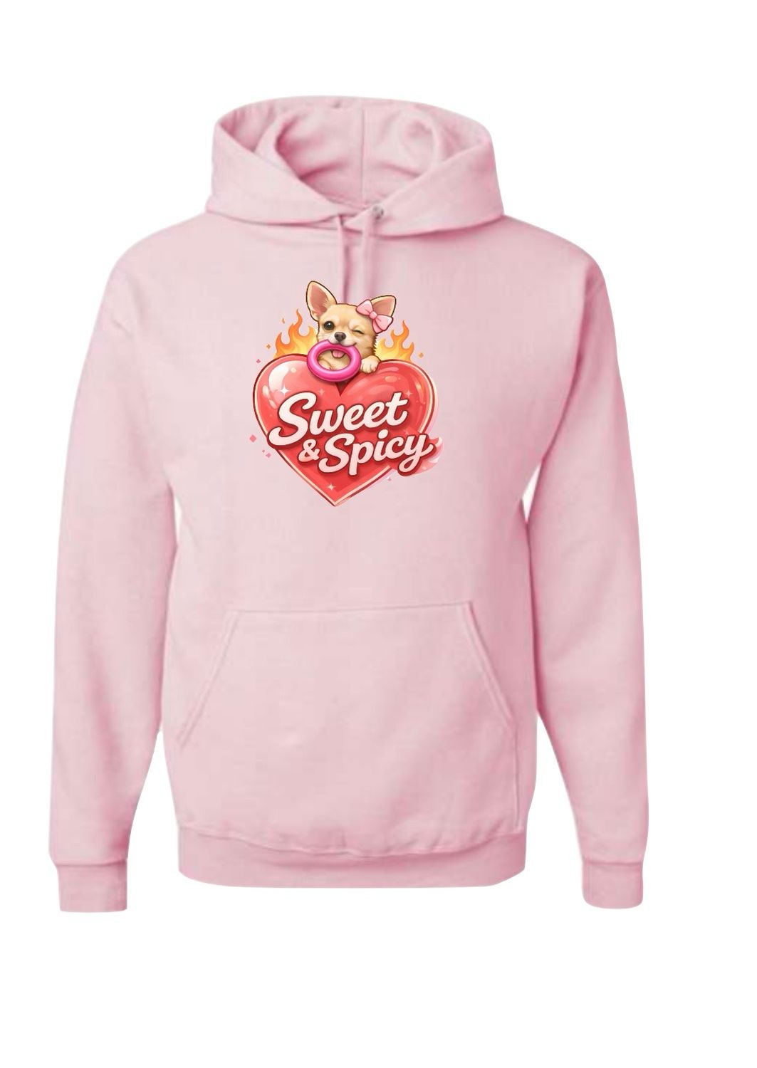 Sweet And Spicy Hoodie - Pink