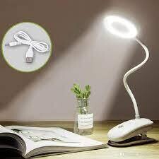 Clip Wireless Table Lamp Study 3 Modes Touch 1200mAh Rechargeable LED Reading Desk Lamp USB Table Light Flexo Lamps Table