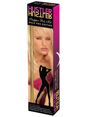 Hustler Gold Stripper Pole Kit