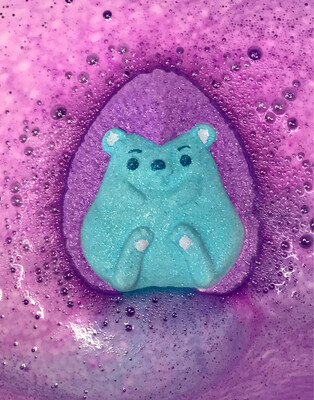 ​Hedgy-Blue Foaming Bath Bomb