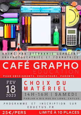 Café Grapho #3 Choix du matériel
