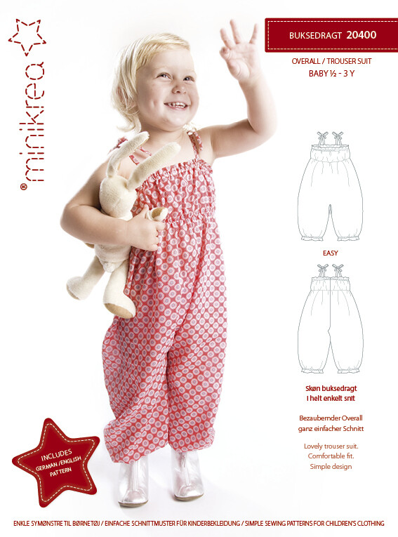 Sewing pattern for Summer Overalls