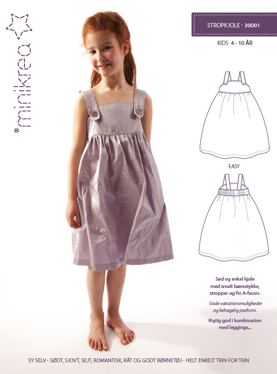 Sewing pattern Strap Dress