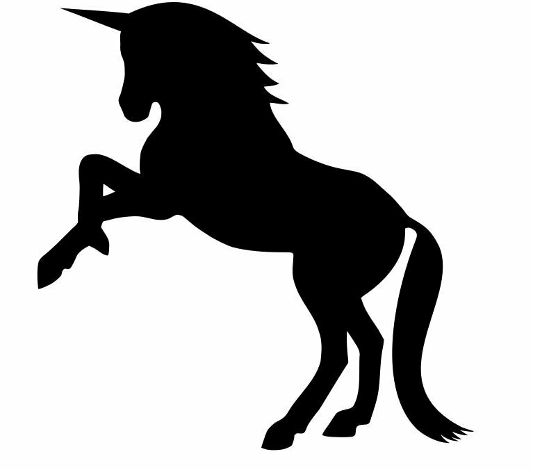 Licorne cabrée