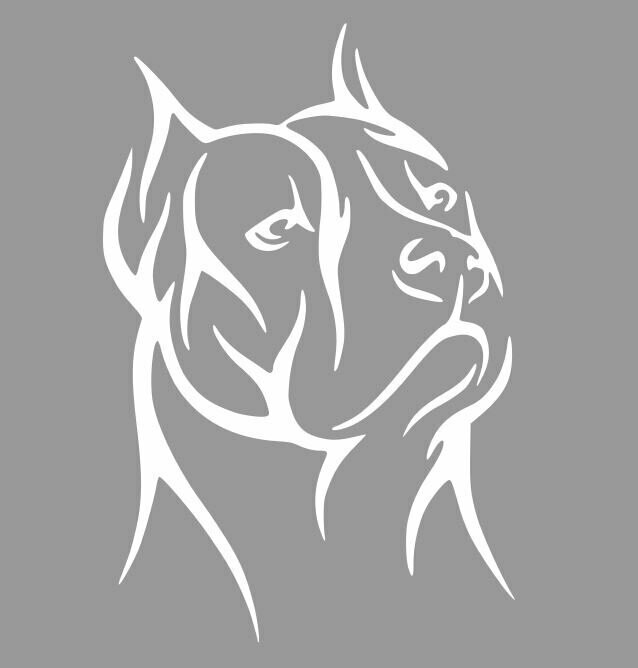 Plaque Chien Pitbull