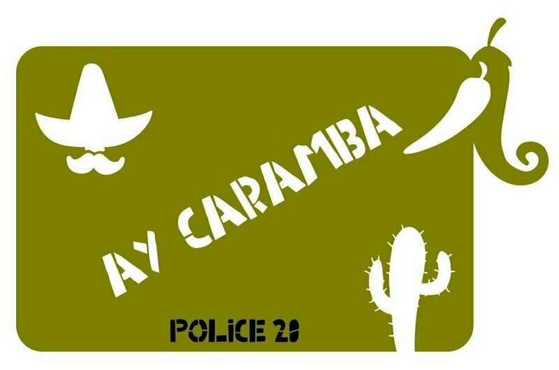 Plaque Ay Caramba