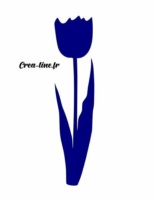 Silhouette tulipe