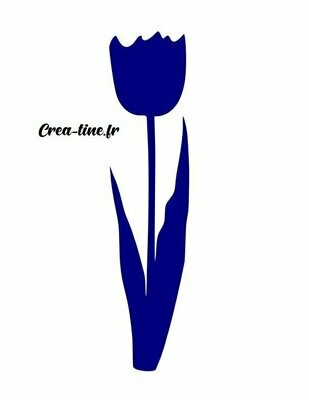 Silhouette tulipe