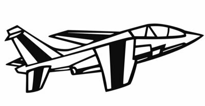 Silhouette Alpha jet Silhouette Alpha jet