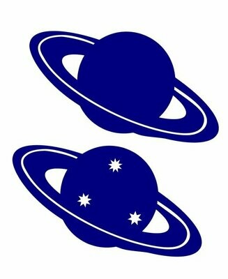 Silhouette Planète (avec ou sans étoiles)