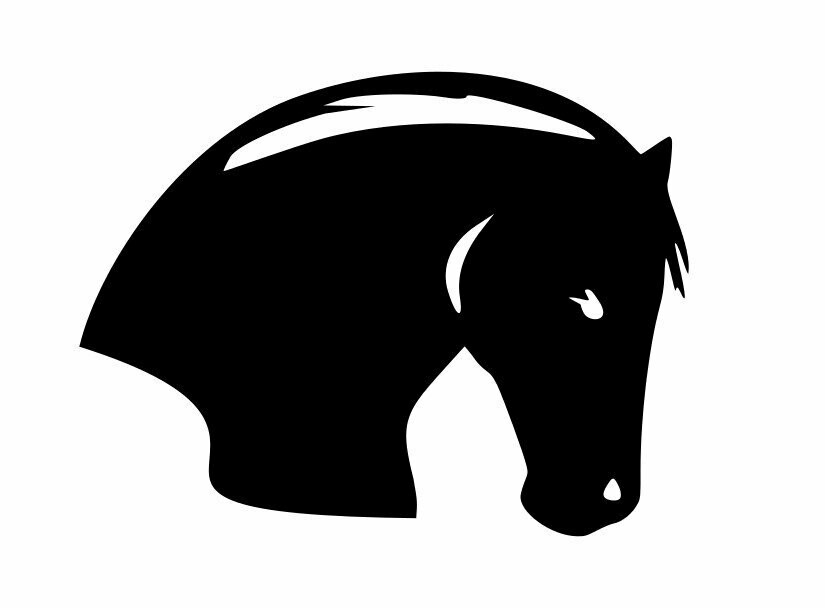 Silhouette Tête cheval