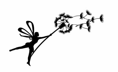 Applique fée pissenlit Applique fée pissenlit