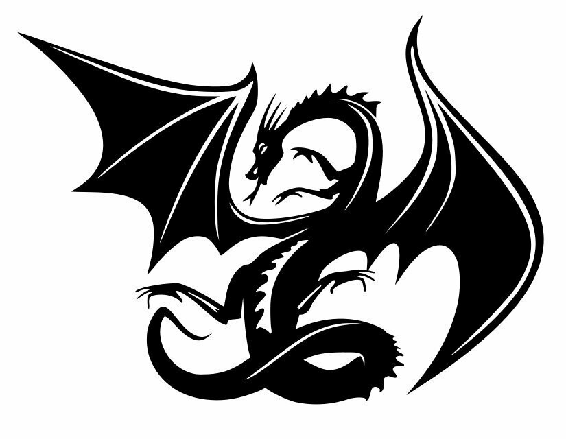 Applique Dragon