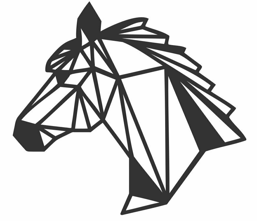Applique Géo tête de cheval