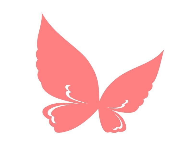 Silhouette papillon