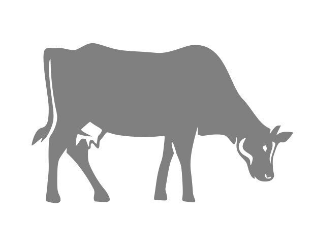 Silhouette Vache