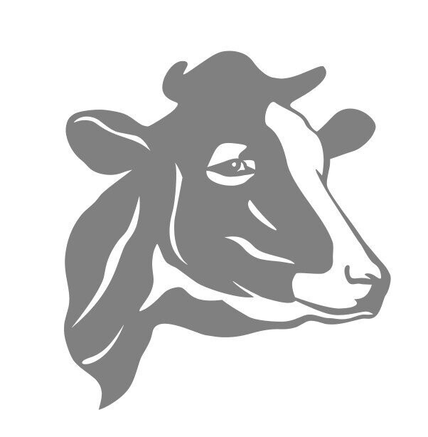 Silhouette Tete de Vache