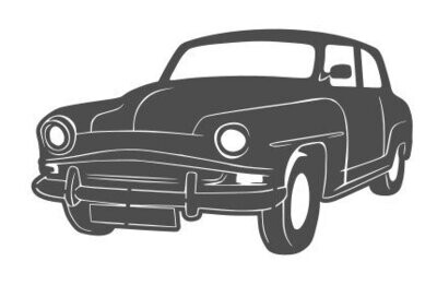 Silhouette Voiture ancienne