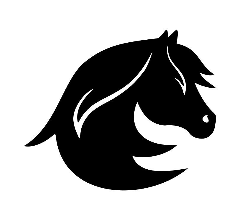 Silhouette Tête de Poney 2