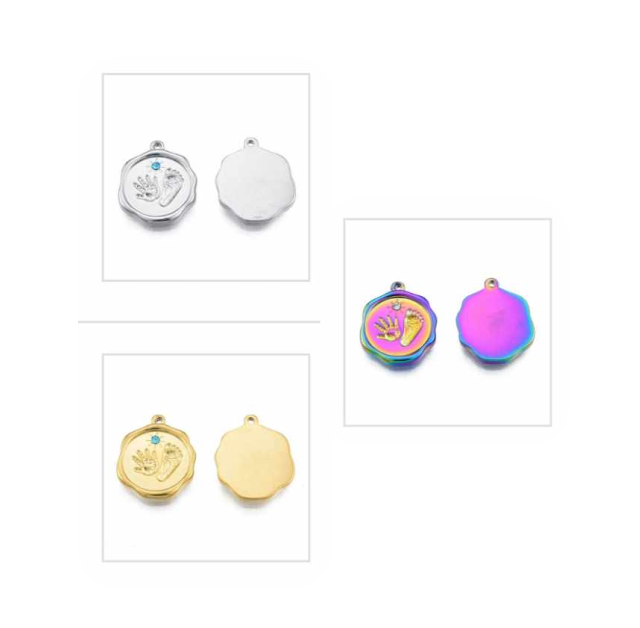 Médaille Empreintes