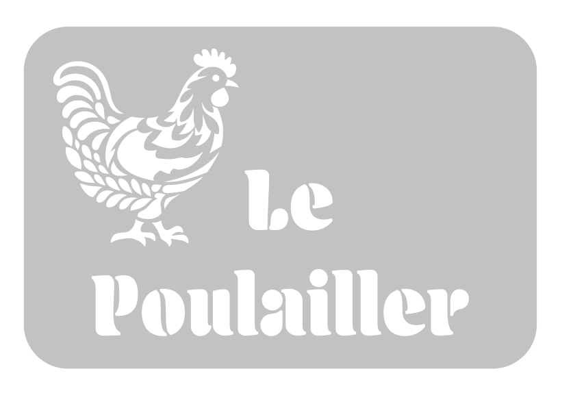 Plaque Poulette