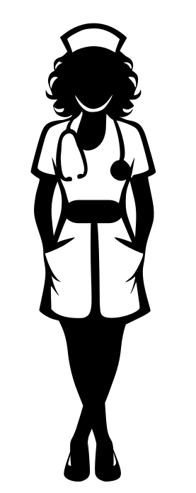 Silhouette infirmière