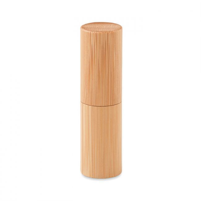 Stick à lèvre avec étui bambou et  gravure personnalisée