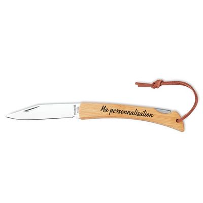 Couteau pliable avec gravure personnalisée