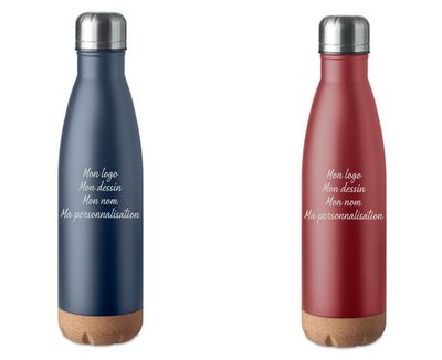 Gourde thermique INOX avec gravure personnalisée