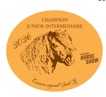 Champion Junior Intermédiaire -  St Lô 2026