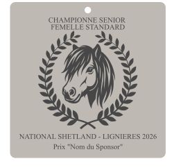 Championne Sénior Femelle Standard-  National Lignières 2026