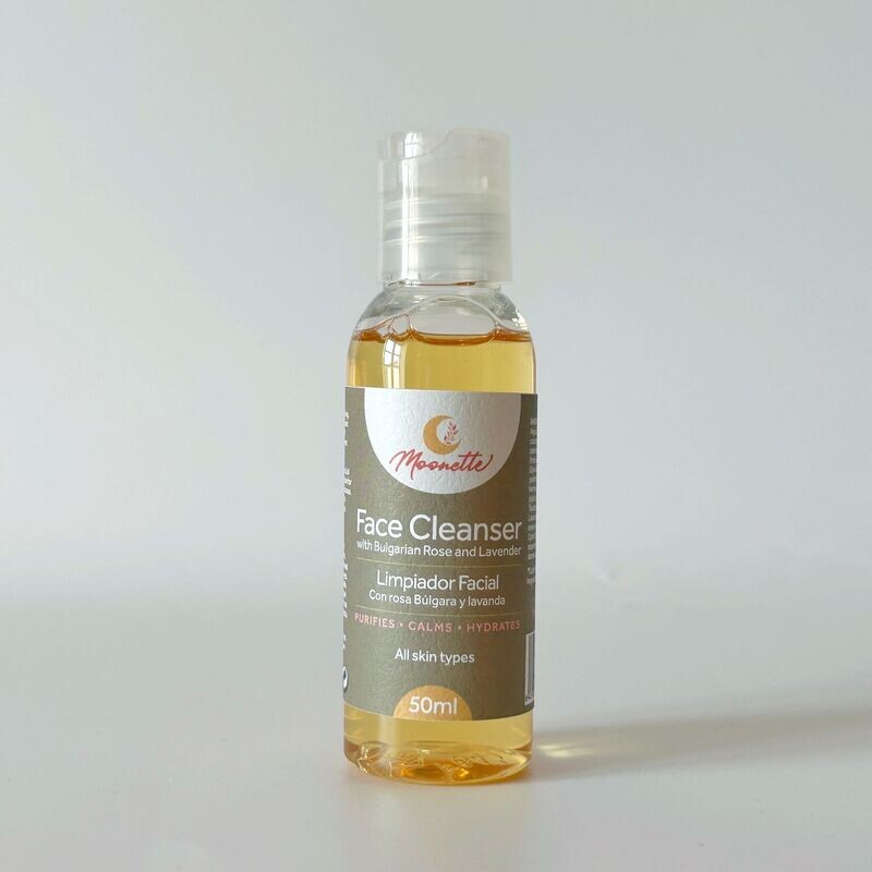 Face Cleanser with Bulgarian Roses & Lavender Travel Size / Limpiador Facial con Rosas Búlgaras y Lavanda Tamaño Viaje