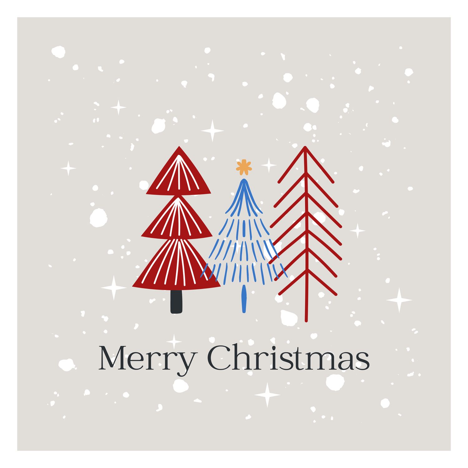 Custom Christmas Card Digital Download / Tarjeta Navideña Digital Personalizada Custom Merry christmas card christmas trees tarjetas-personalizadas navidad arboles y nieves