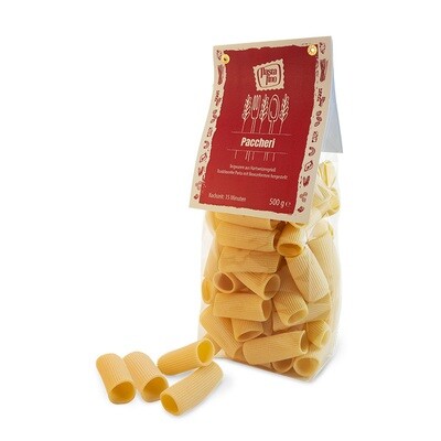 Traditionelle, italienische Pasta Paccheri - aus Hartweizengrieß (100g/0,94€)