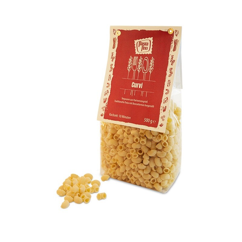 Traditionelle, italienische Curvi - aus Hartweizengrieß (100g/0,94€)