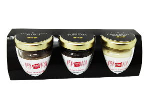 Trüffelsaucen dreierlei Varianten (3x30g) (100g/12,21€)