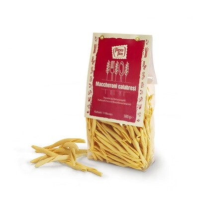 Traditionelle, italienische Pasta Maccheroni calabresi - aus Hartweizengrieß (100g/1,00€)