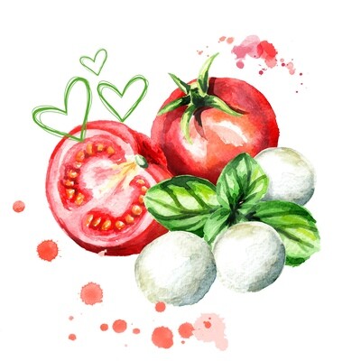 Ravioli Tomate, Mozzarella und Basilikum - frische gefüllte Manufakturpasta 400g (100g/2,50€)