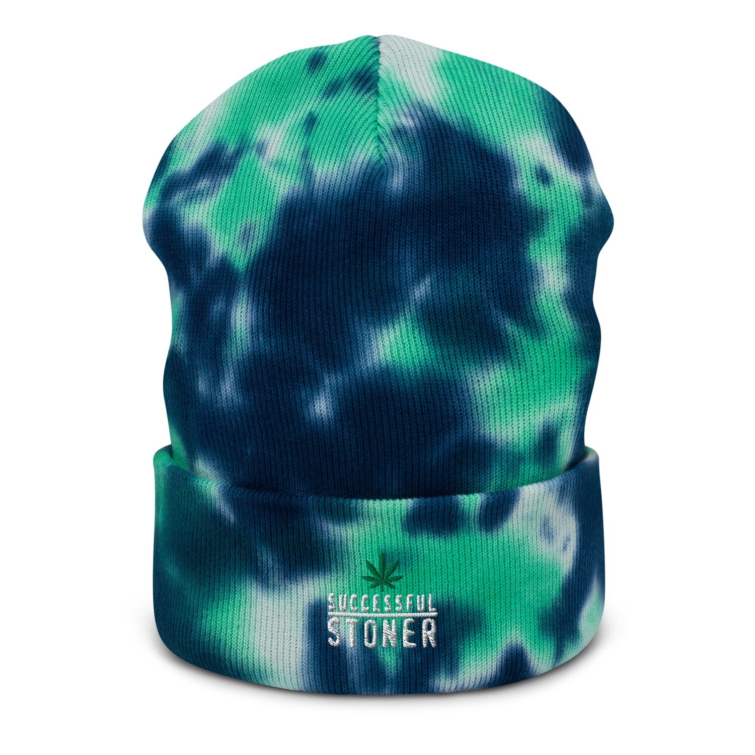 Tie-Dye Beanie &quot;Successful Stoner&quot;