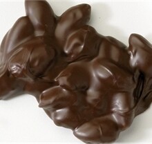 Dark Choc.  Almond Clusters