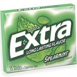 Extra Spearmint gum