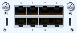 Sophos 8 port GbE copper FleXi Port module (for SG/XG 2xx/3xx/4xx only)