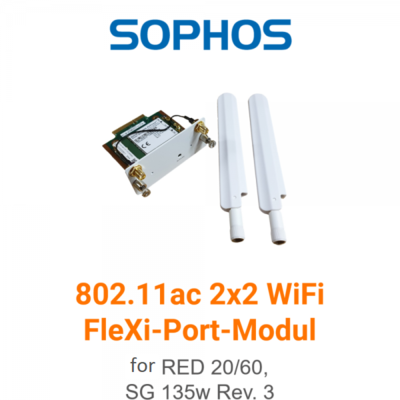 Sophos 802.11ac 2x2 WiFi module (for SD-RED 20 & 60 and for SG/XG 135w rev.3 only)