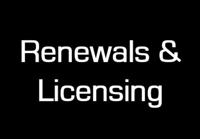 Renewals &amp; Licensing